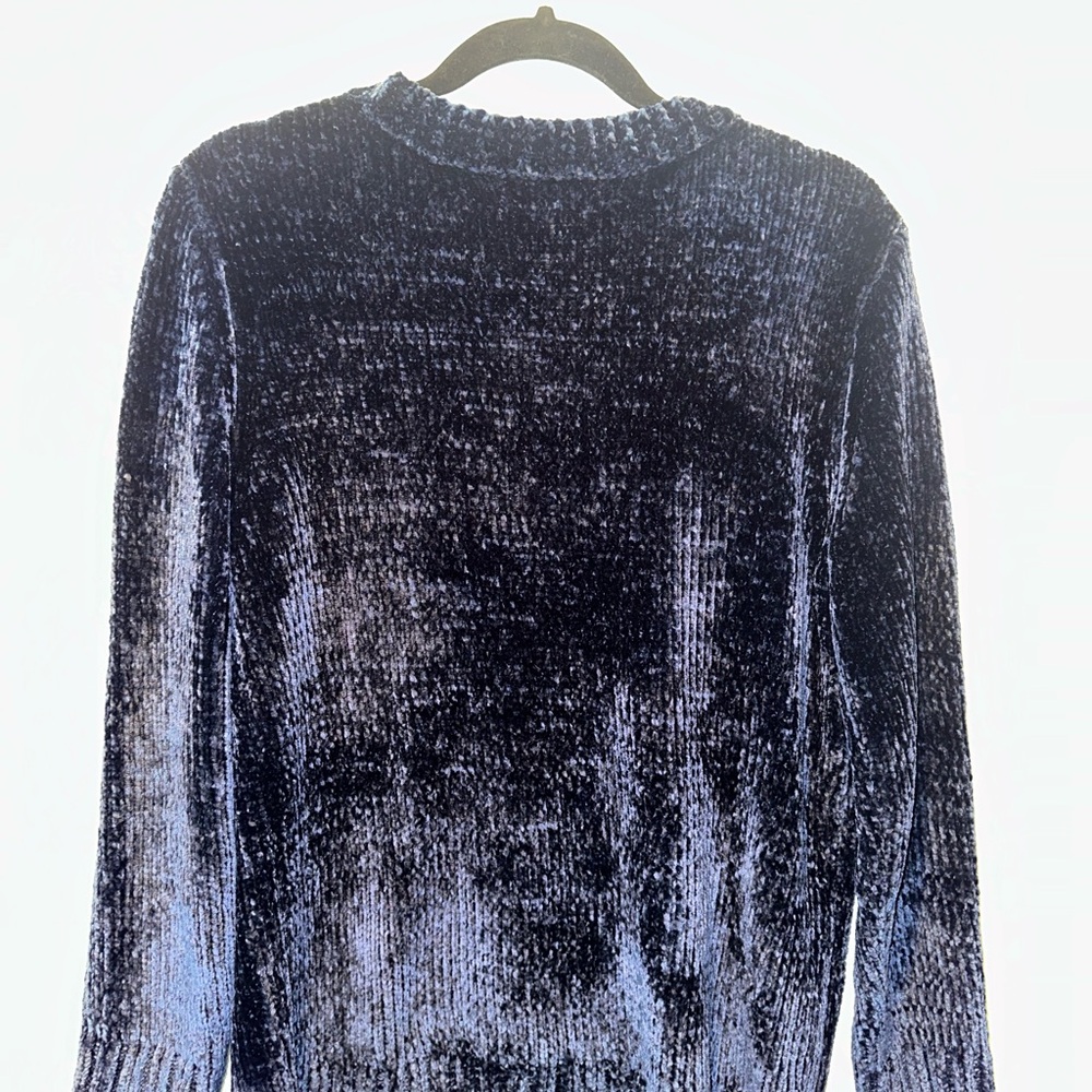Crew women's, shiny navy, super soft medium